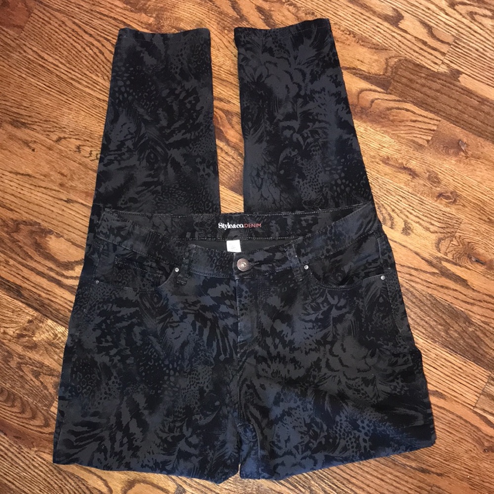 Style & Co. Denim Curvy Tummy Control Skinny Leg Jeans